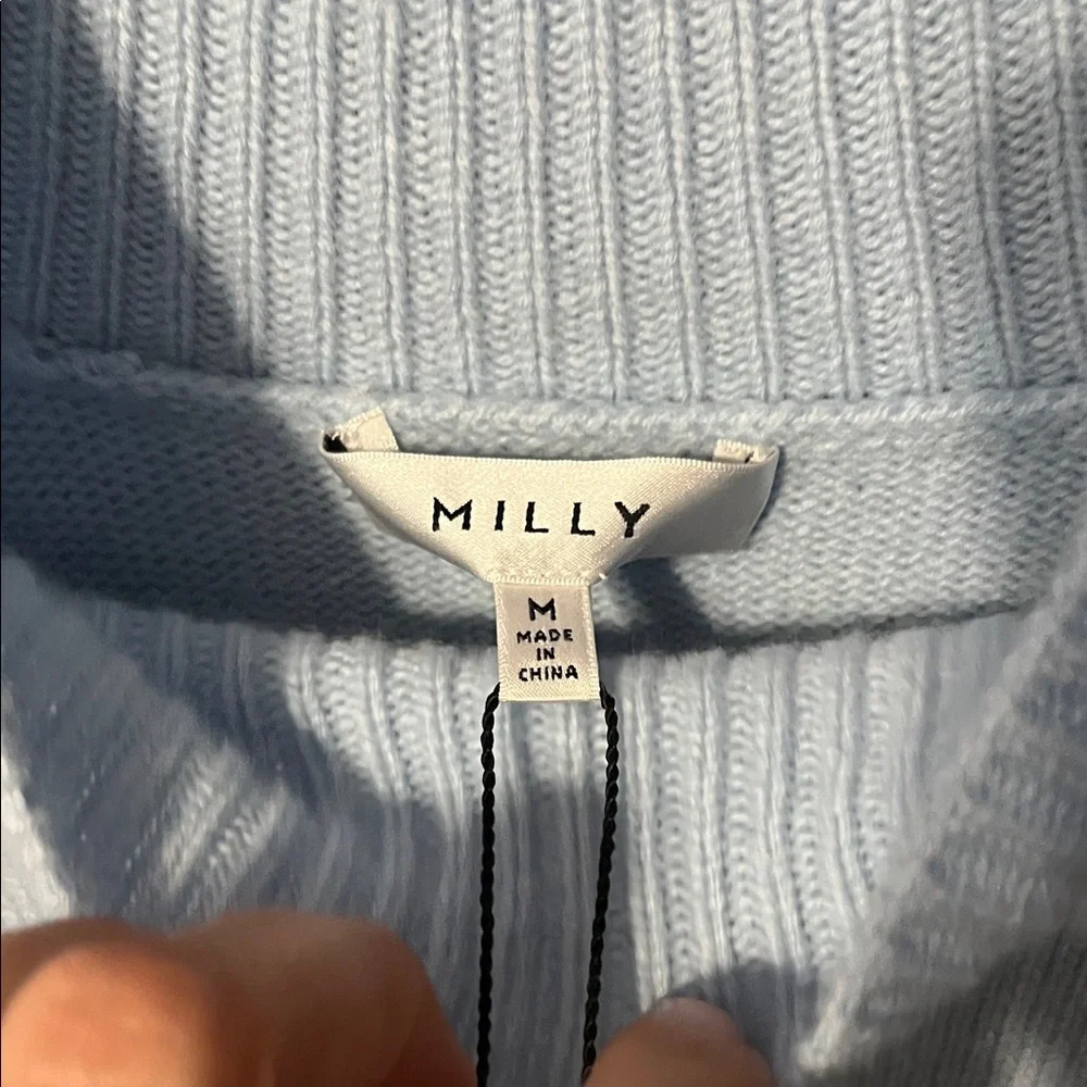 BNWT Milly Turtleneck Cashmere Sweater Size Medium - Picture 3 of 3